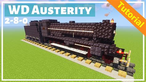 WD Austerity 2-8-0 - Minecraft British Steam Train Tutorial - YouTube