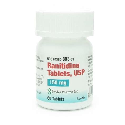 Ranitidine HCl, 150mg, 60 Tablets/Bottle | McGuff Medical Products