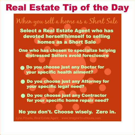 Advise to short sale your home! Tips of the day | Real estate tips, Real estate advice, Real estate