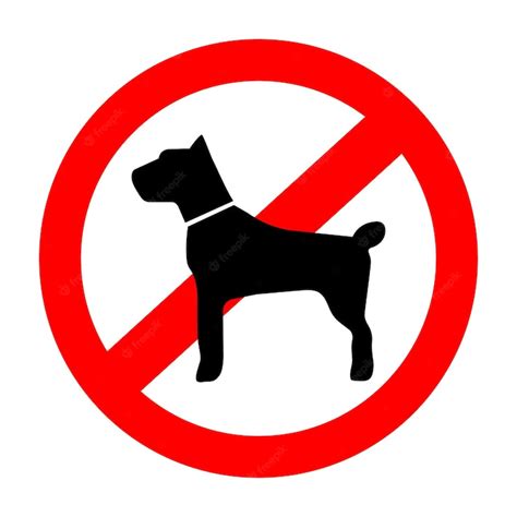 Premium Vector | No dogs sign on the white background Vector illustration