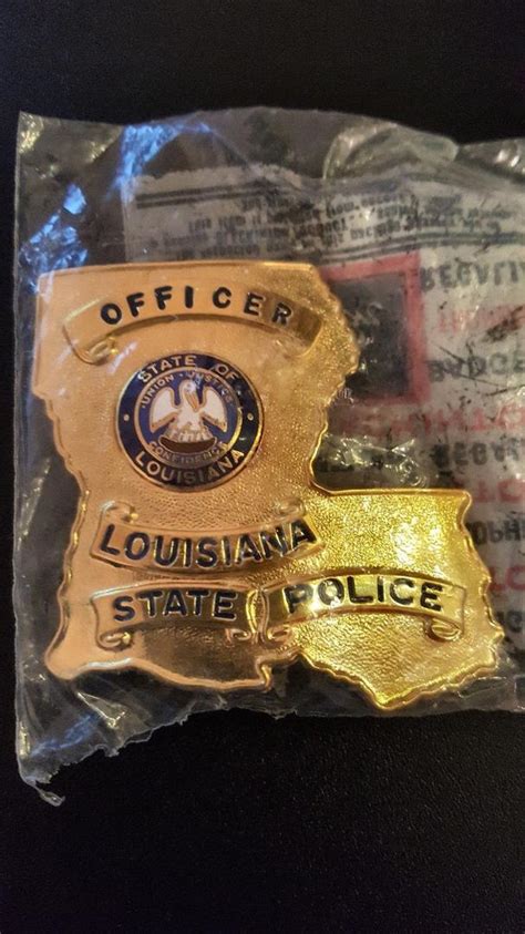 Louisiana State Police Officer Badge NEW | #1891372882