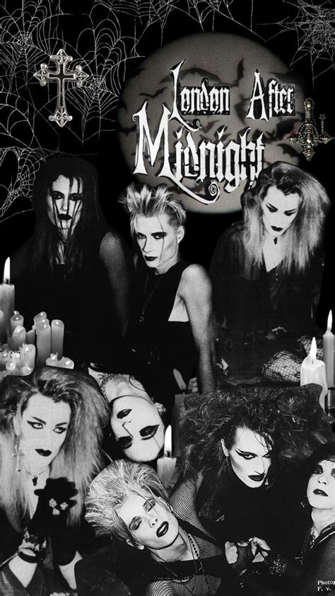 london after midnight #londonaftermidnight #goth #music #collage Band ...