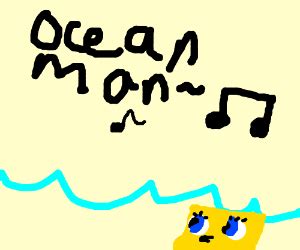 ocean man "song" - Drawception