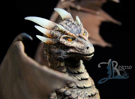 Dragonheart Draco fanart handmade in polymerclay by Il Regno di Lot | Draco, Art, Art gallery