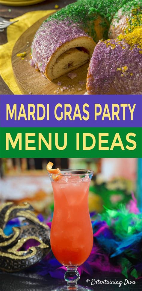 Mardi Gras Party Food And Drink Ideas