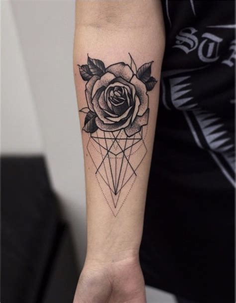 Rose Tattoo Geometric