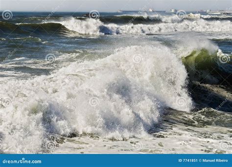 Churning sea stock image. Image of coastal, scenery, churning - 7741851