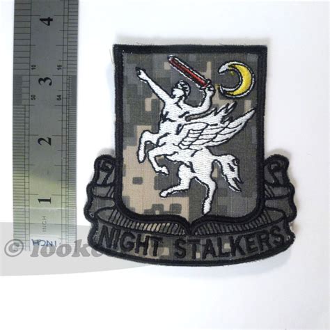 us army 160th SOAR Night Stalkers airborne regiment velcro patch ...