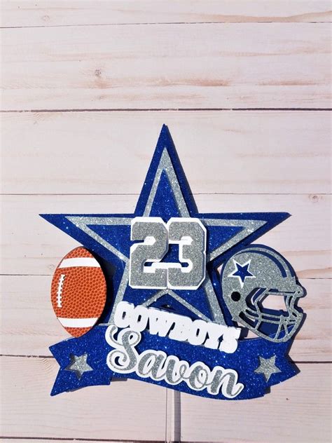 Dallas cowboys cake topper, Dallas cowboys cake, Dallas cowboys ...