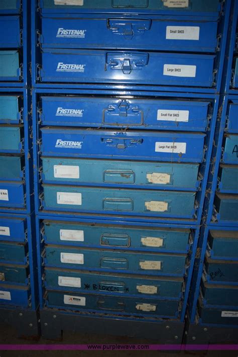 Assorted Fastenal bins with parts in Cook, MN | Item K3377 sold | Purple Wave