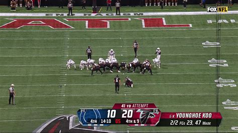 Younghoe Koo's 41-yard FG extends Falcons' lead to 23-10 vs. Colts