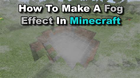 (Easy Trick) How To Make A Fog Effect In Minecraft! - Minecraft ...