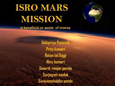 ISRO MARS MISSION