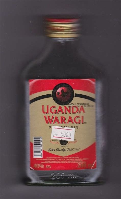 Uganda Waragi Gin. Brings back memories of my parents having a drink at ...