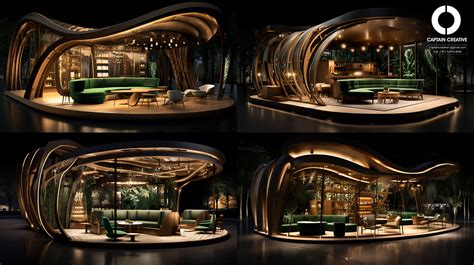 Café booth design concept on Behance