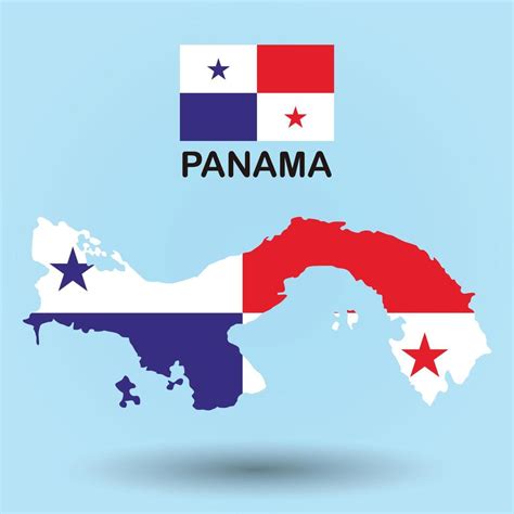 Panama Map and Flag Background 5933358 Vector Art at Vecteezy