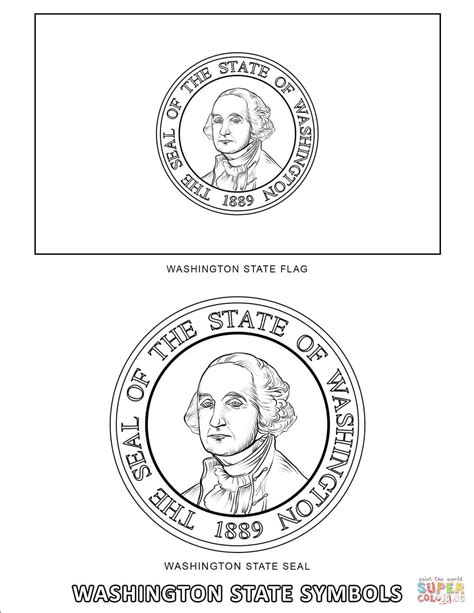 Washington State Symbols coloring page | Free Printable Coloring Pages