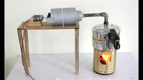 How to Make Steam Power Generator at Home - a Cool Science Project - YouTube