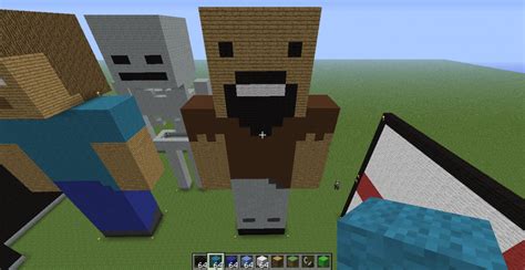 notch statue Minecraft Map