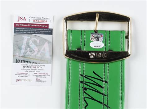 Mike Tyson Signed Full-Size WBC Heavyweight Championship Belt (JSA & Tyson) | Pristine Auction