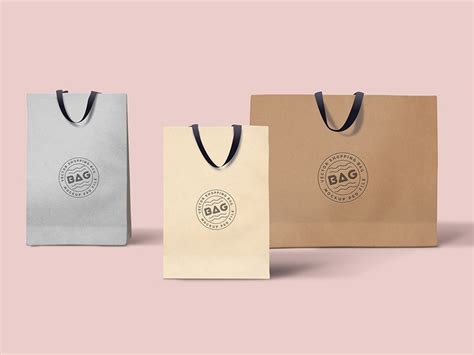 Shopping Bags Mockups - Mockup World