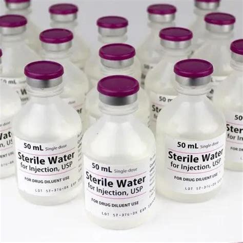 Sterile Water For Injection 50ml - Mountainside Medical Equipment