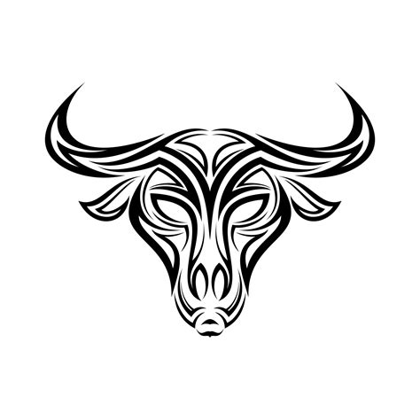 Wild Buffalo Head Tattoo Design Vector 6299471 Vector Art at Vecteezy