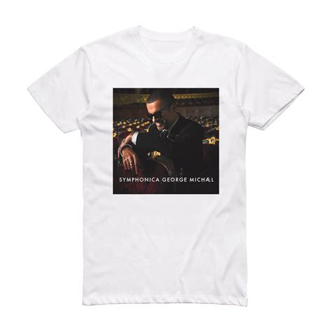 George Michael Symphonica Album Cover T-Shirt White – ALBUM COVER T-SHIRTS