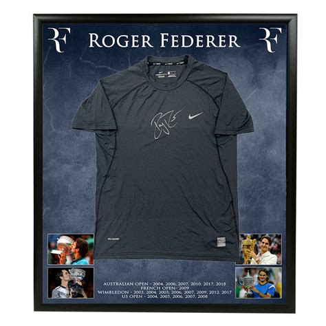 Roger Federer - Signed & Framed Shirt | Taylormade Memorabilia | Sports ...