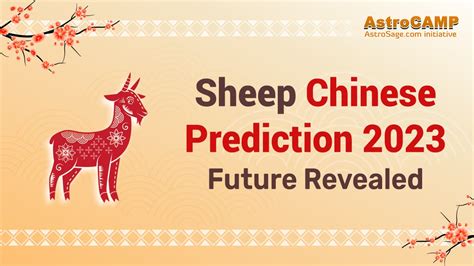 Sheep Chinese Horoscope 2023 - Chinese Zodiac Sheep 2023 Predictions