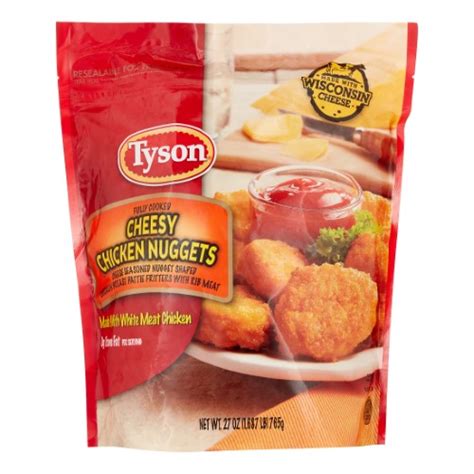 Diet info for TYSON, CHUCK E. CHEESE'S CHEESY CHICKEN NUGGETS - Spoonful