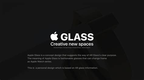 The Concept Design of Apple Glass :: Behance