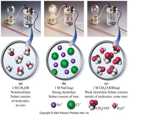 Strong and weak electrolytes - W3schools