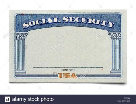 Printable Blank Social Security Card Template - Printable Word Searches