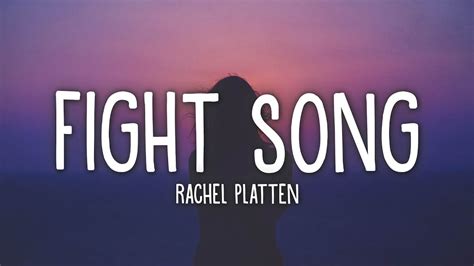 Rachel Platten - Fight Song (Lyrics) - YouTube