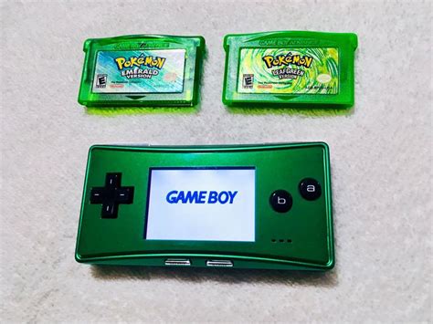 Gameboy micro green bundle, Video Gaming, Video Game Consoles, Nintendo ...