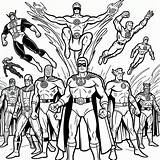 Superhero Coloring Pages – Custom Paint By Numbers sketch template