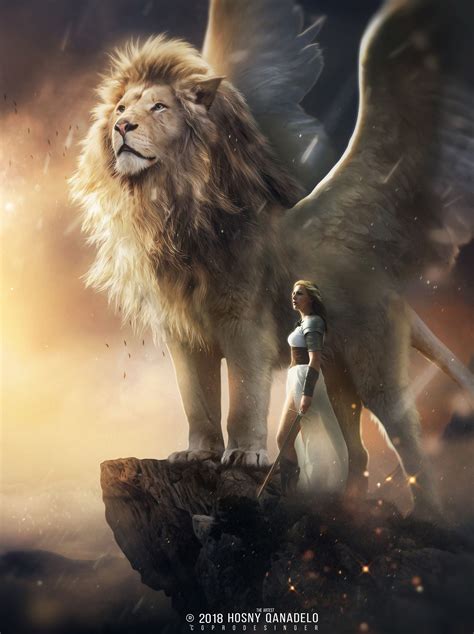 ArtStation - lion aslan- narnia, Hosne Qanadelo | Lion pictures, Aslan ...