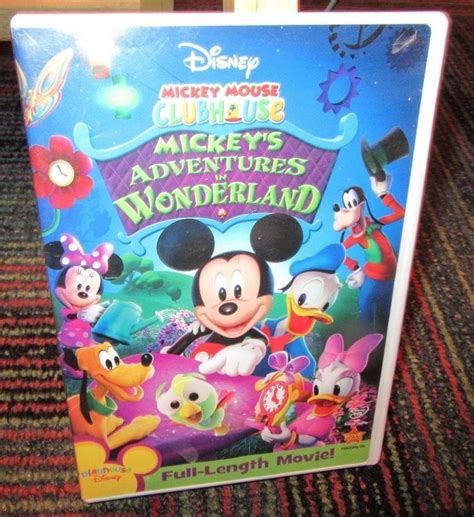 DISNEY - MICKEY MOUSE CLUBHOUSE: MICKEY'S ADVENTURES IN WONDERLAND DVD MOVIE | Disney mickey ...