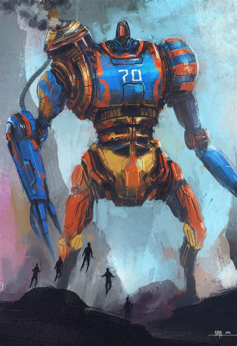 Mecha paintings :: Behance