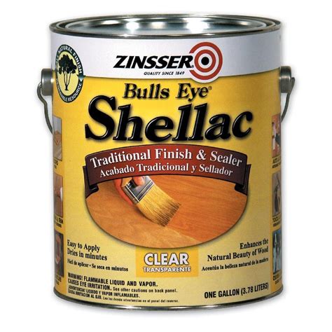 Zinsser 1 gal. Clear Shellac Traditional Finish and Sealer-00301 - The Home Depot