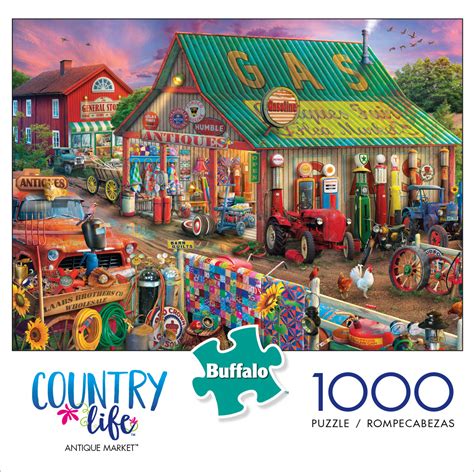 Country Life Antique Market 1000 Piece Jigsaw Puzzle - Buffalo Games