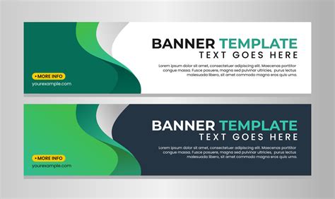 Horizontal banner template design 36233698 Vector Art at Vecteezy