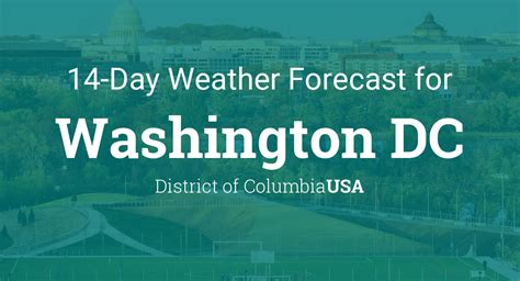 Washington DC, USA 14 day weather forecast