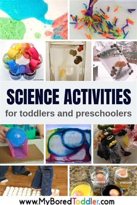 Science Experiments for Toddlers and Preschoolers - My Bored Toddler