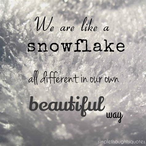 Snowflake Quotes. QuotesGram