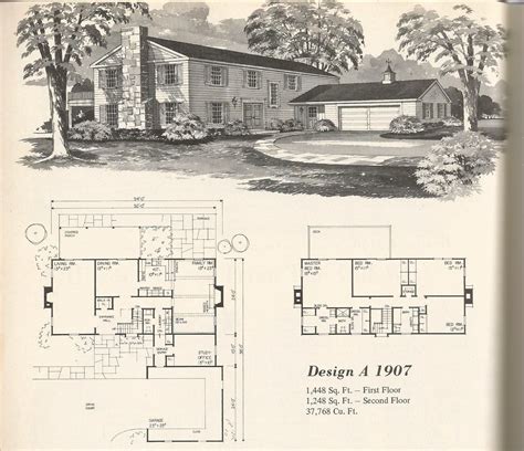 Vintage Home Plans Old West 1907 | Vintage house plans, Vintage house ...