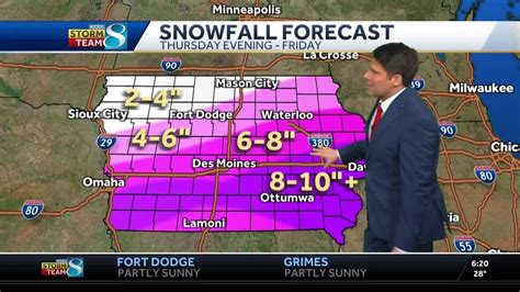 Iowa weather: Looking ahead at frigid temperatures and another chance at heavy snow - YouTube