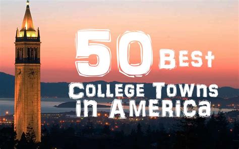 50 Best College Towns in America