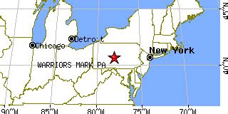 Warriors Mark, Pennsylvania (PA) ~ population data, races, housing ...